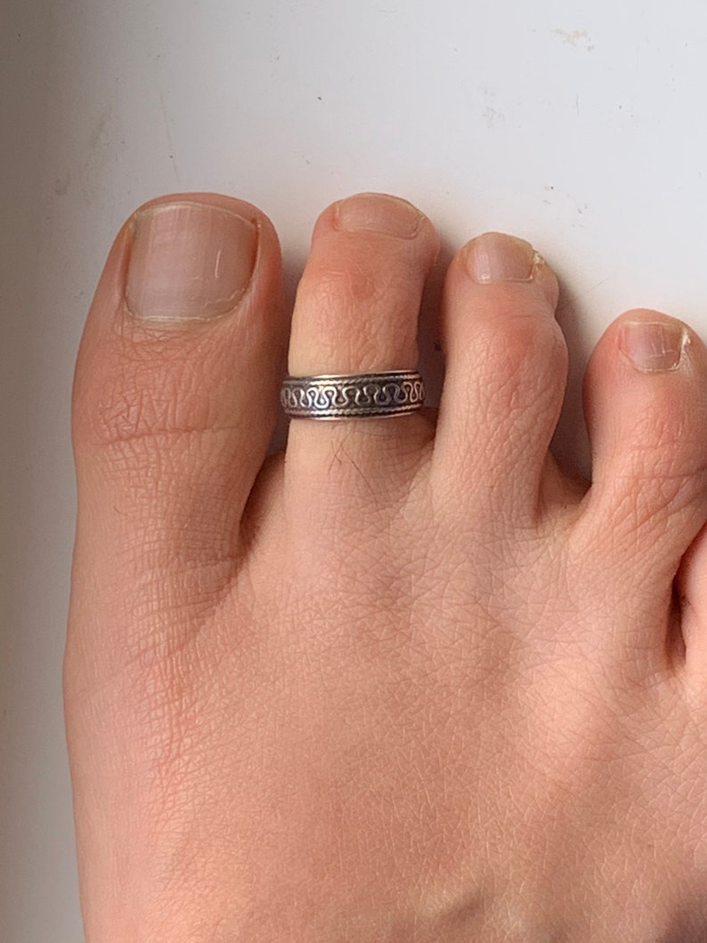 Toe rings or mid-fingers rings made with sterling silver image 10