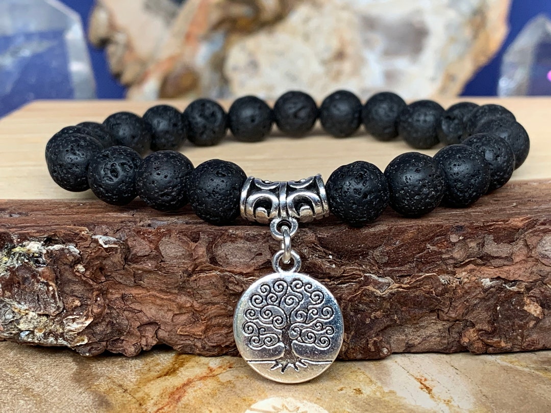 Natural African Turquoise Tree of Life Bracelet – Third Eye Transcend