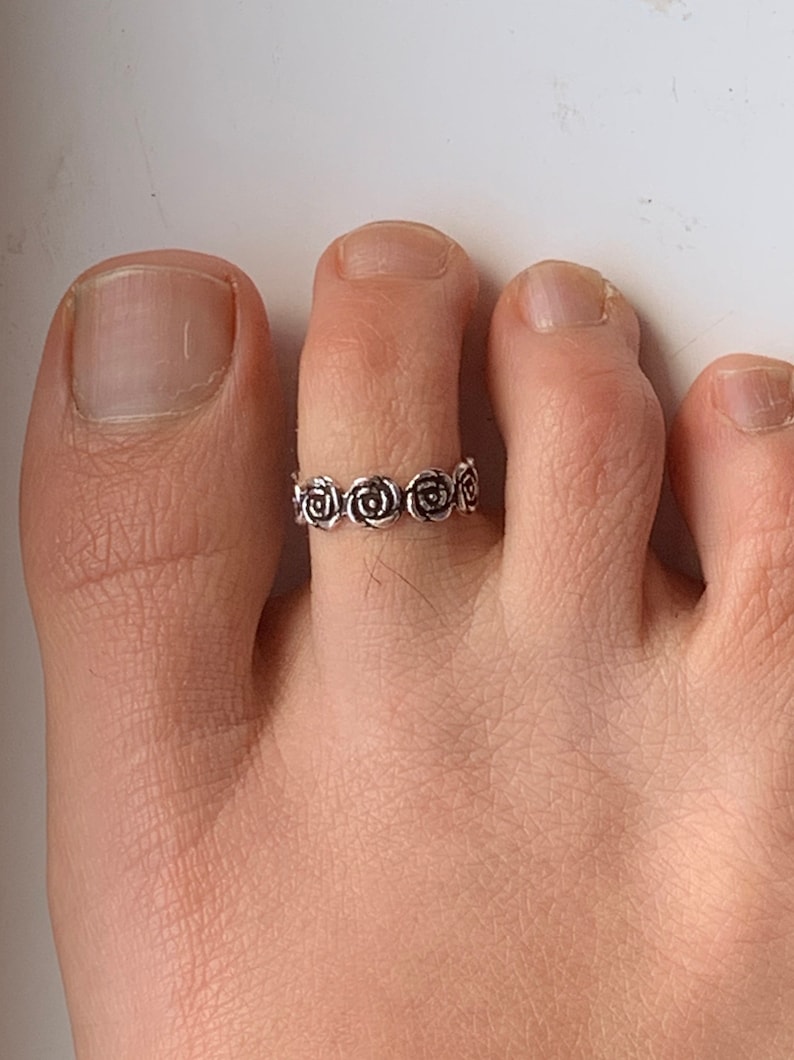 Toe rings or mid-fingers rings made with sterling silver image 8
