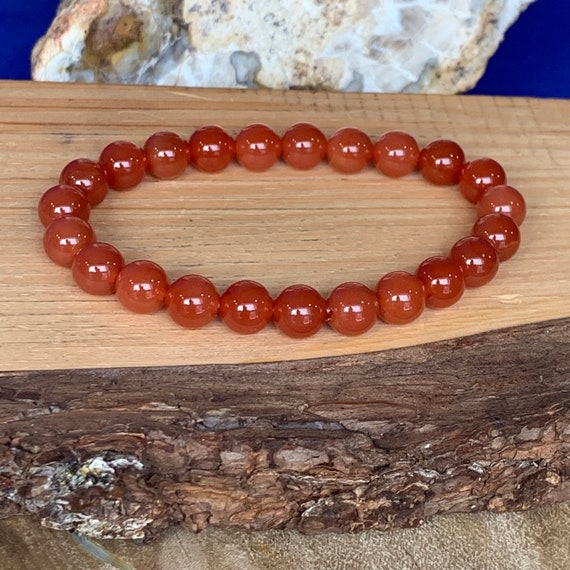 Carnelian cheap bead bracelet