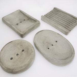 Soap dish soap dish made of concrete