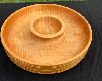 Quilted Maple Chip Bowl