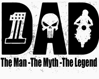 Biker Dad Svg Etsy