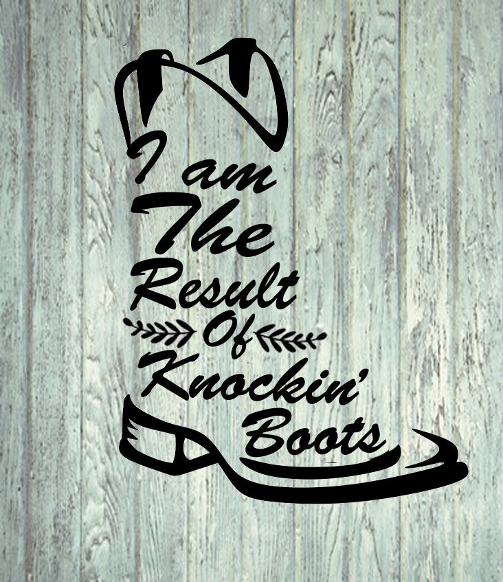 Knockin' Boots File Etsy