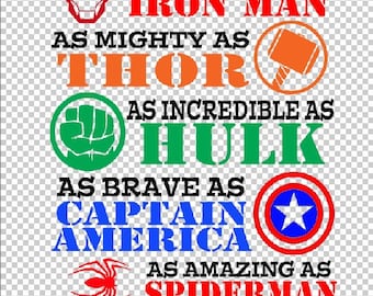 Superhero Dad SVG/PNG/JPG