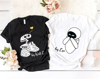 Wall E And Eve Shirt Etsy Wall E And Eve Shirt Etsy