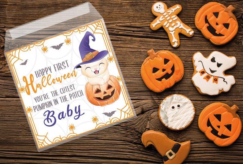 Download Baby's First Halloween svg.1st Halloween card | Etsy