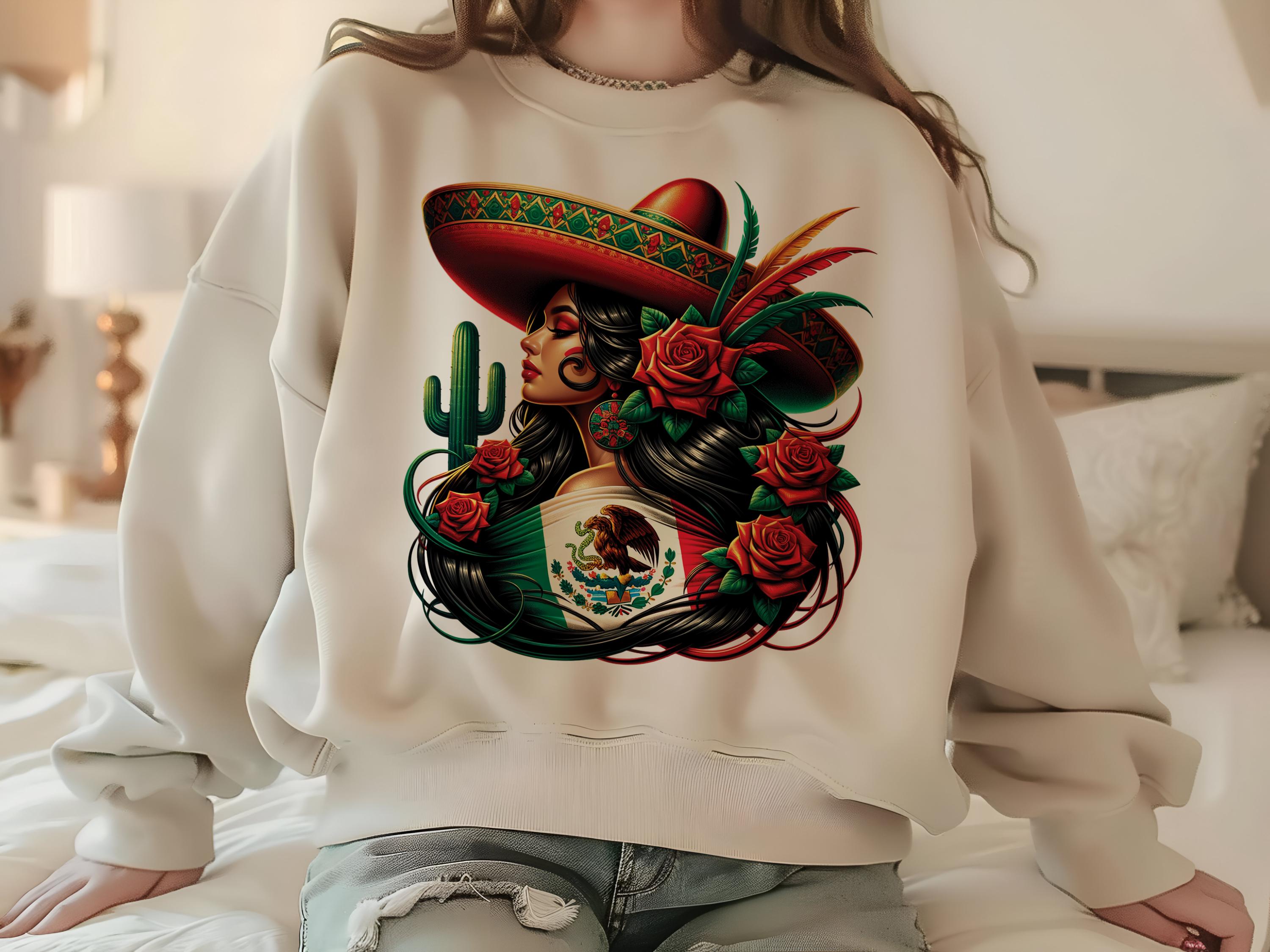 メキシコ人女性 png クリップアート、ソンブレロ帽子をかぶったラテン