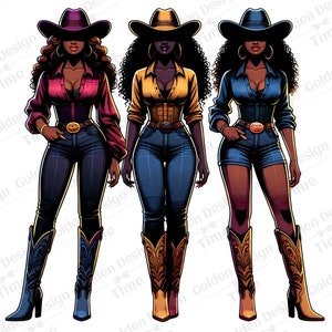 Melanin Rodeo Queen Black Cowgirl Png, Black Country Girl Sublimation Design, Cowgirls Sisters PNG, African American Western Png, Digital