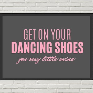 Arctic Monkeys, Dancing Shoes print, Lyrics Art, A4,A5,A3, Art Print, Colourful, Bright, Pop Music, Indie, Rock