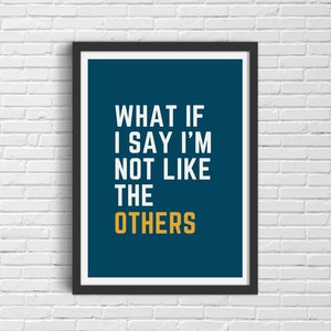 Foo Fighters Inspired, The Pretender, Typography Lyrics, Dave Grohl, Taylor Hawkins print