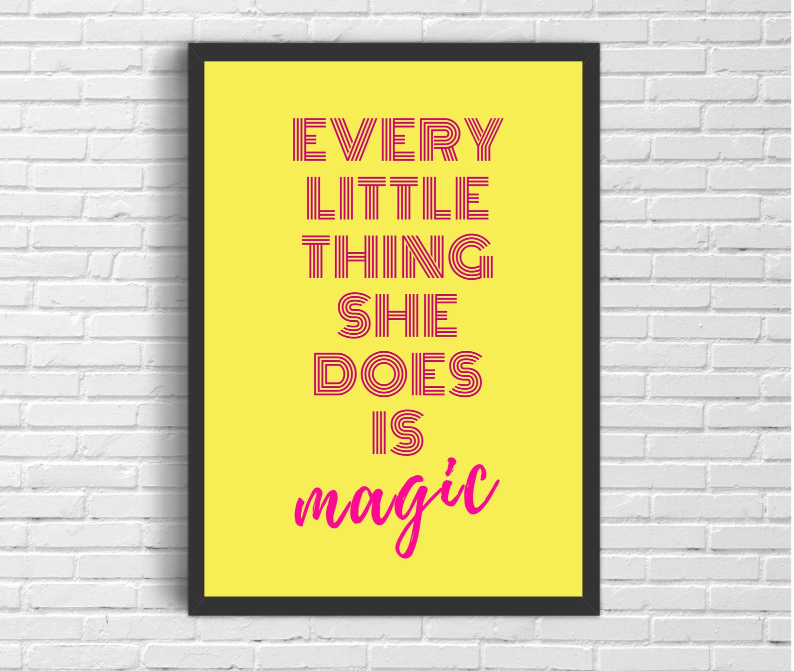 Every Little Thing She Does is Magic the Police Sting Etsy