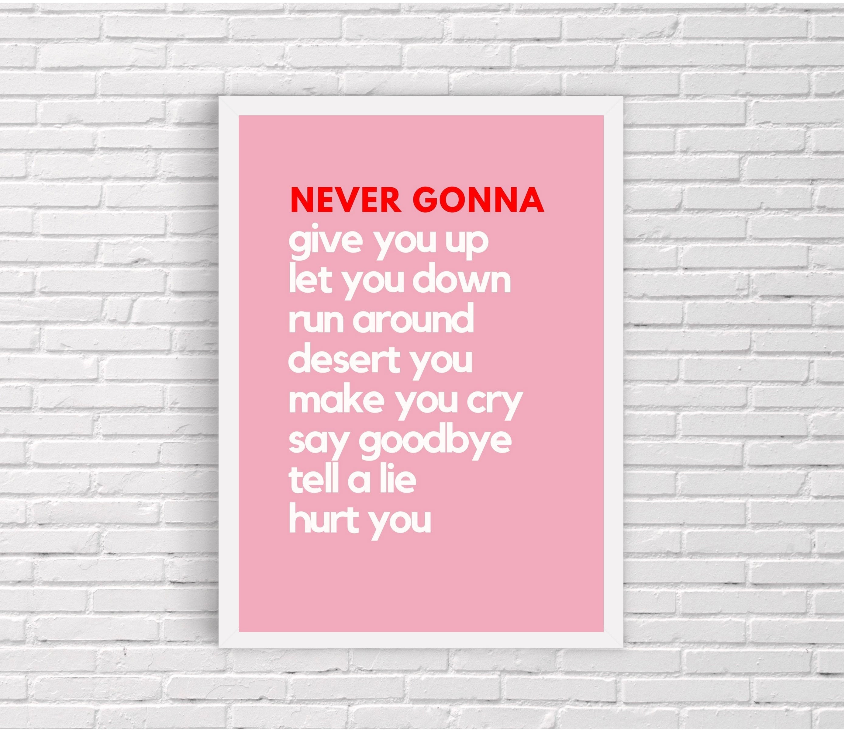 Never Gonna Give You Up - song and lyrics by Rick Astley