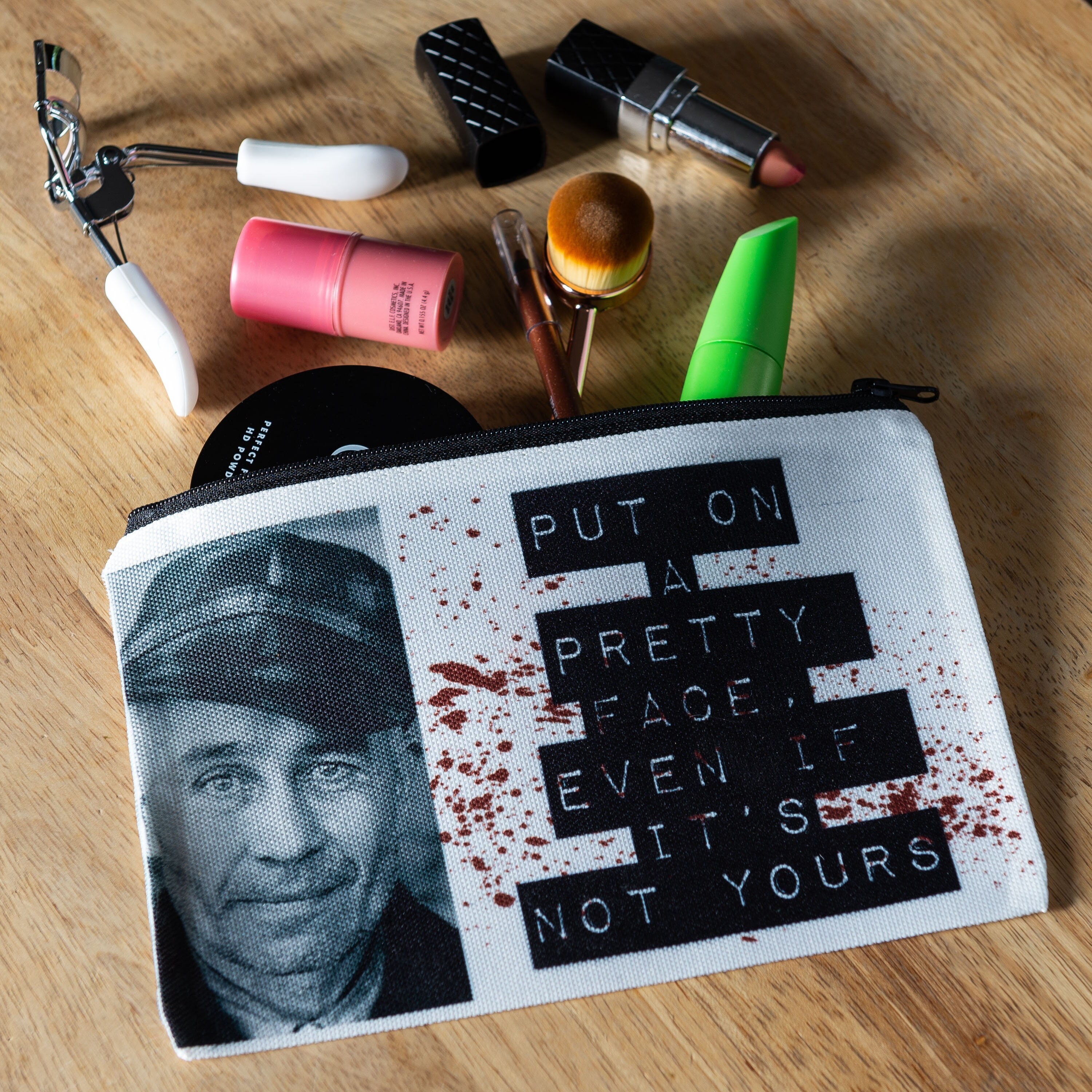 Serial killer painting "Ed Gein the GHOUL" on 11x14 canvas panel