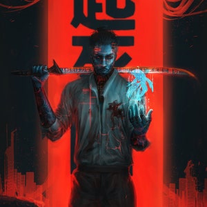 Goro Takemura l Cyberpunk 2077 Art Print