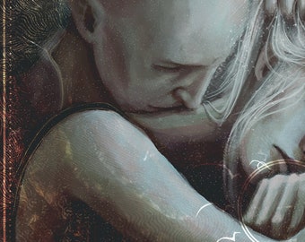 Myopia l Dragon Age Solas x Lavellan Art Print