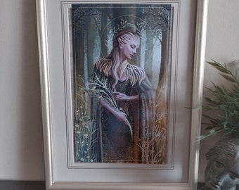 Vir Atish'an l Dragon Age Elven Goddess Sylaise Art Print 