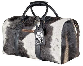 コッパーハイドレザー牛革トラベルバッグ