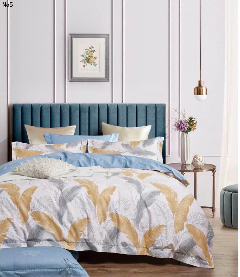 3 Pieces Luxury 100% Cotton Duvet Cover Set in Queen&King | Etsy