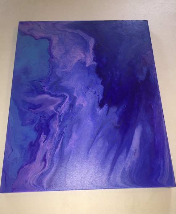 Divine Energy Liquid Fine Art Canvas Painting