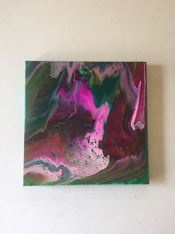 Bold Colors Pour Painting Fine Art