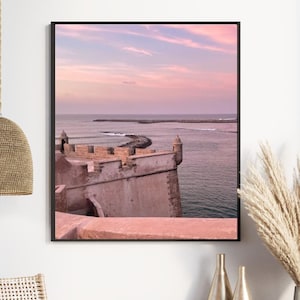 Coucher de soleil sur la Kasbah – Oudayas, Rabat, Maroc – Photographie digitale