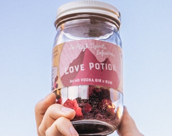 Cocktail infusion kit - Love Potion | fun easy gift | Valentine's Day
