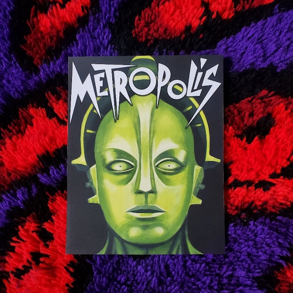 Metropolis Print 8x10" - German Expressionism Silent Film Art