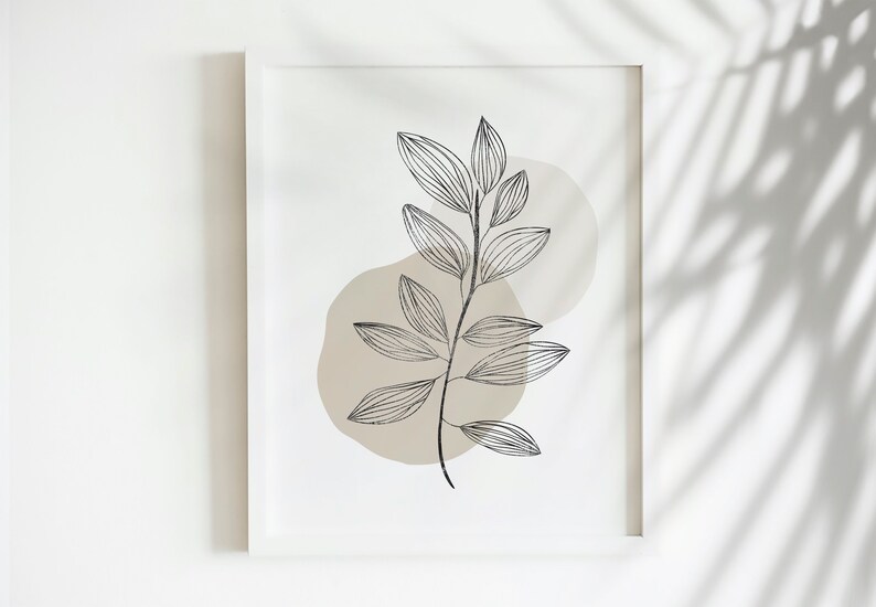 Set of 5 Printable Art Wall Collage Kit Minimalist Gallery - Etsy
