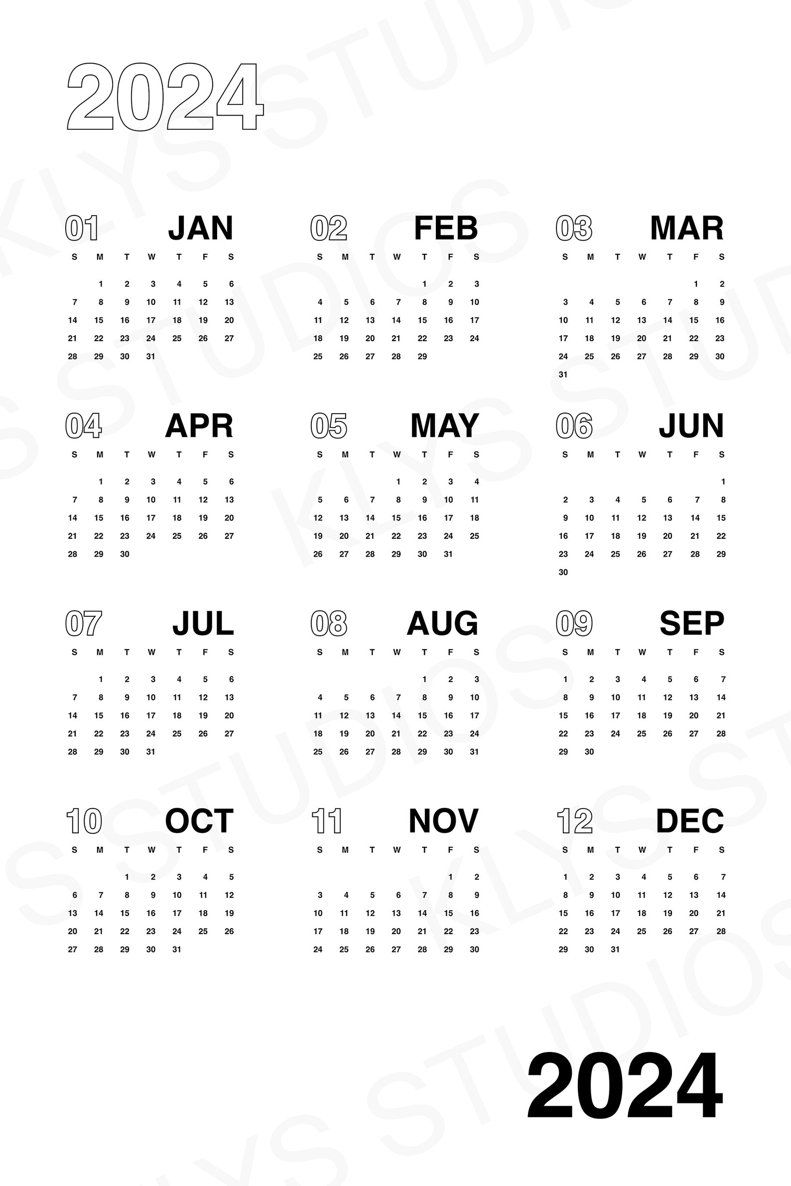 2024-year-at-a-glance-one-page-modern-wall-calendar-12-month