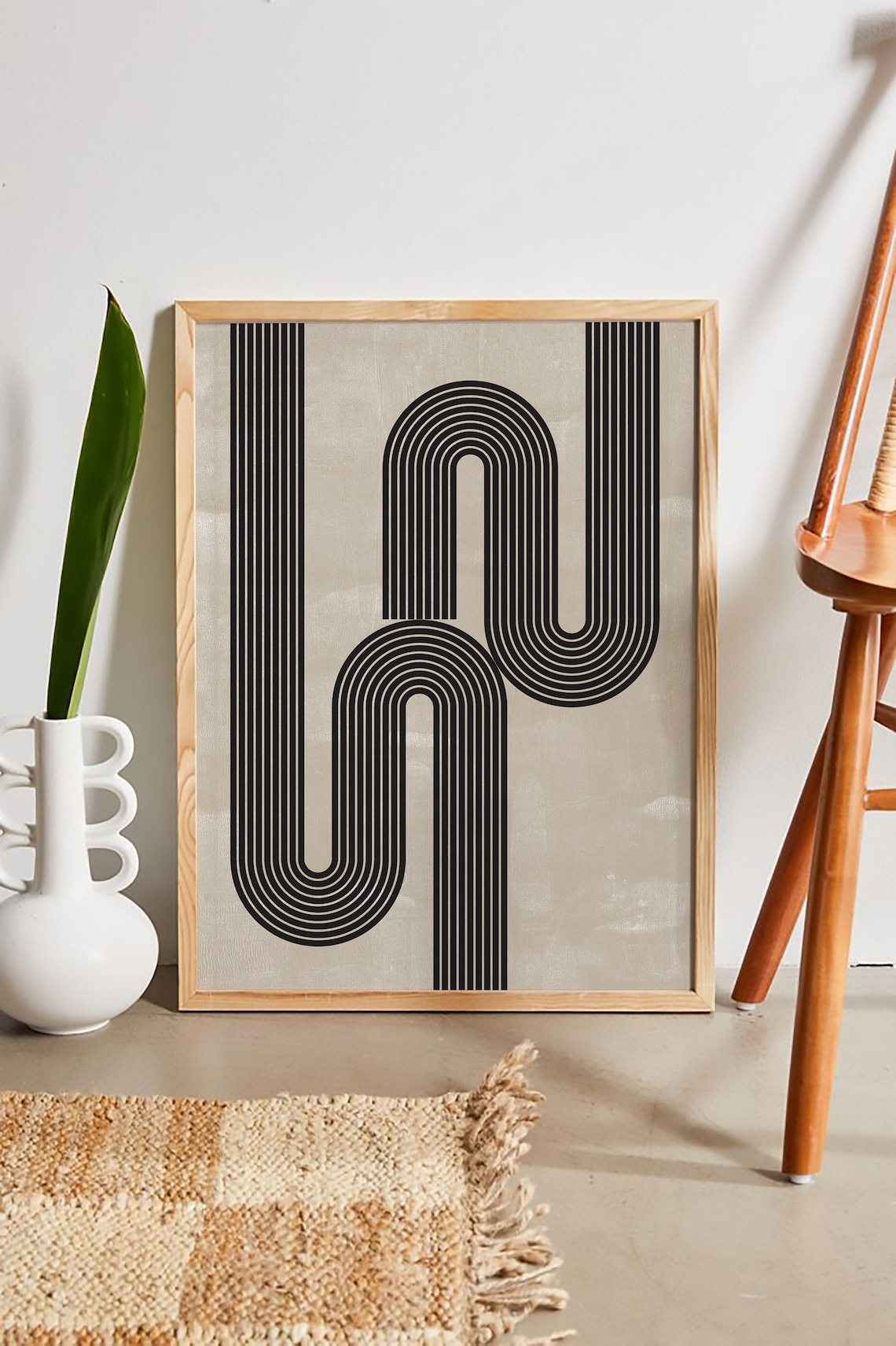 Set of 5 Printable Art Wall Collage Kit Downloadable Black | Etsy Canada