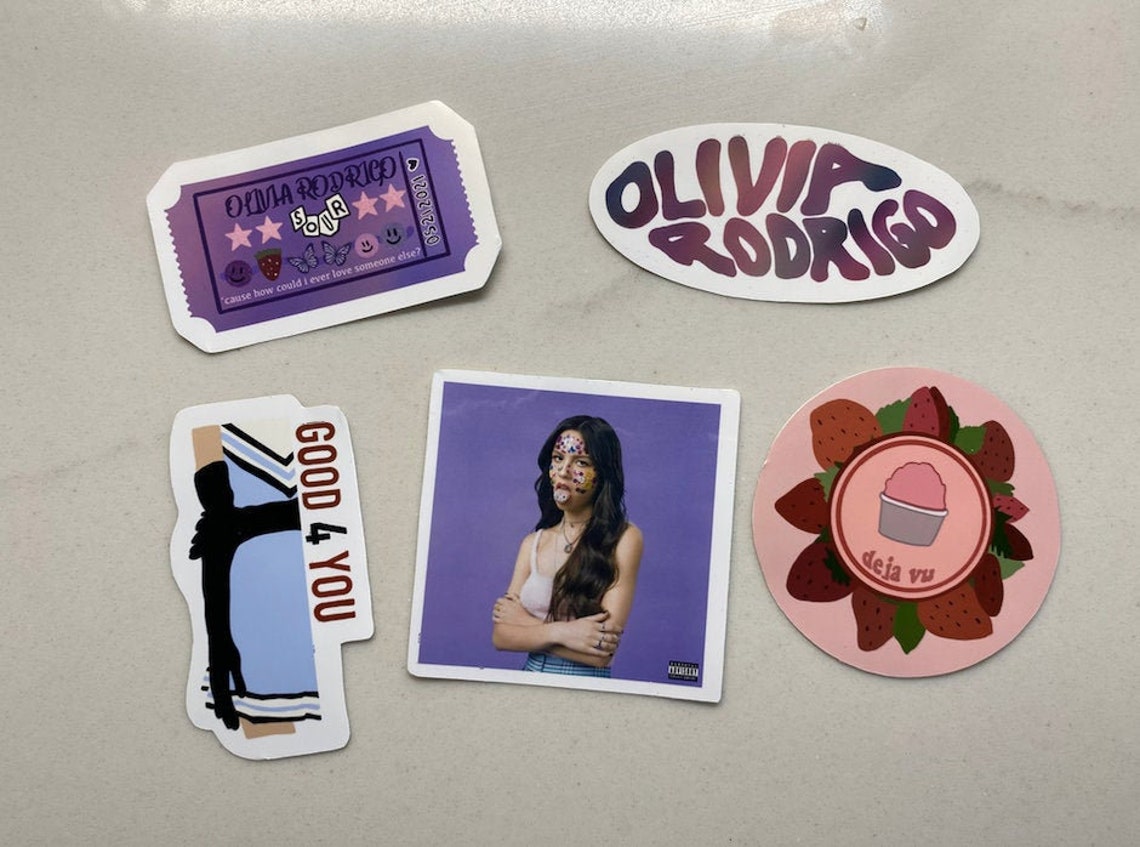 Olivia Rodrigo Stickers Olivia Sticker Pack Drivers | Etsy