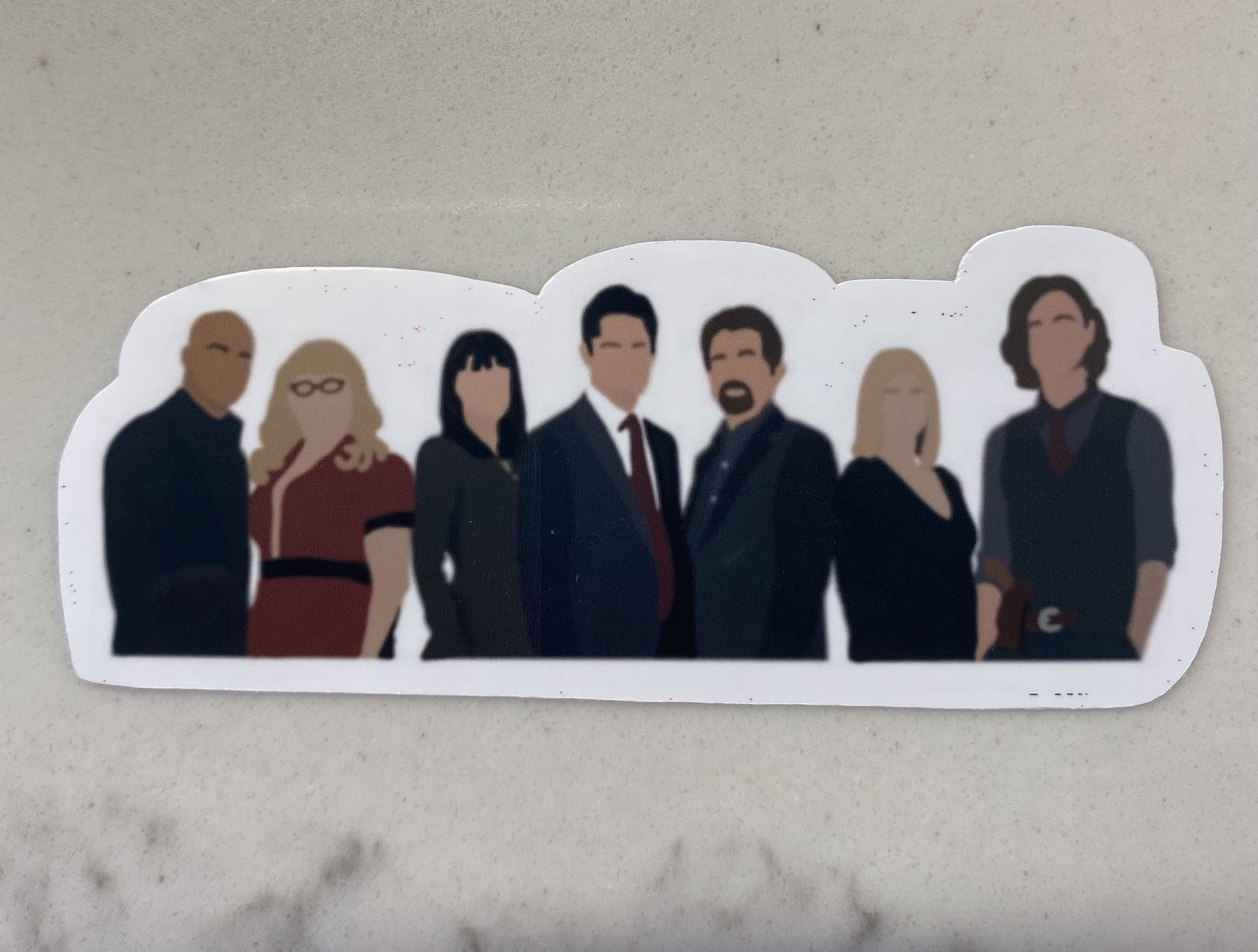 Criminal Minds Sticker Pack Mgg Stickers Matthew Gray Etsy