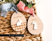 → View on Etsy: Personalized Easter Basket Tag, Scalloped Wood Name, Kids Easter Gift, Bunny Accent Personalized Easter Basket Tag, Scalloped Wood Name, Kids Easter Gift, Bunny Accent