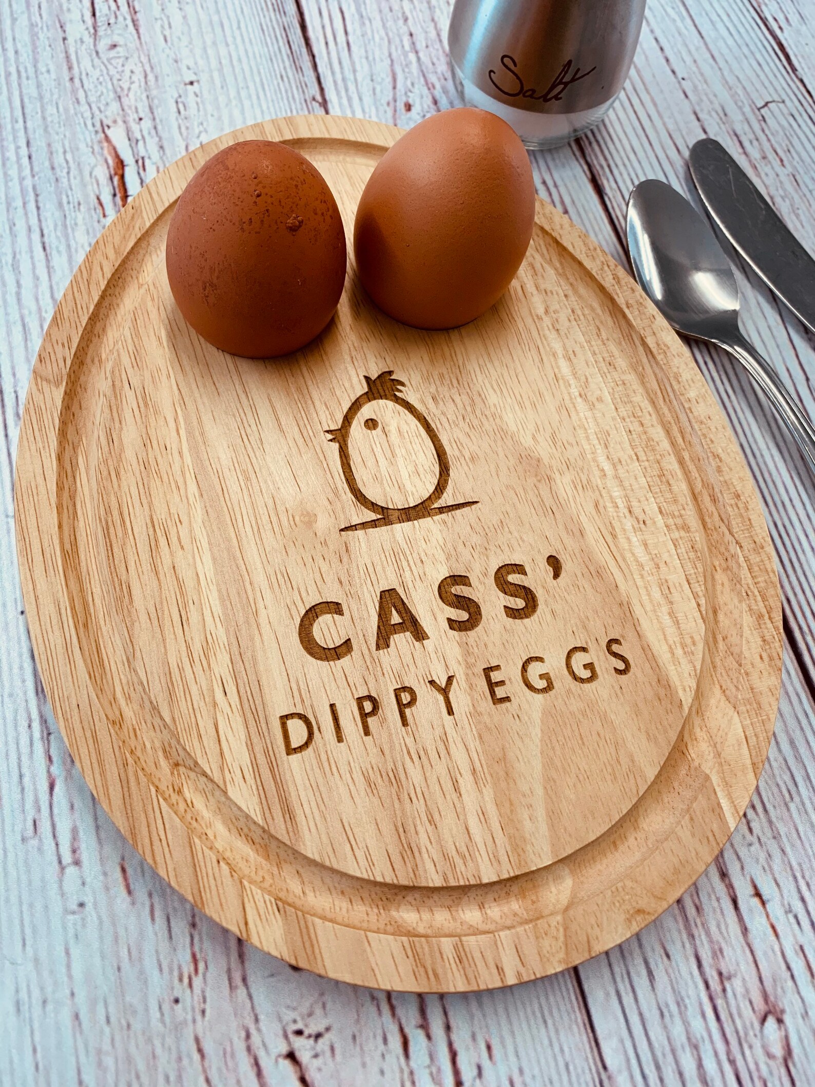 Personalised Dippy Egg Board is the Perfect Gift Idea and Etsy UK