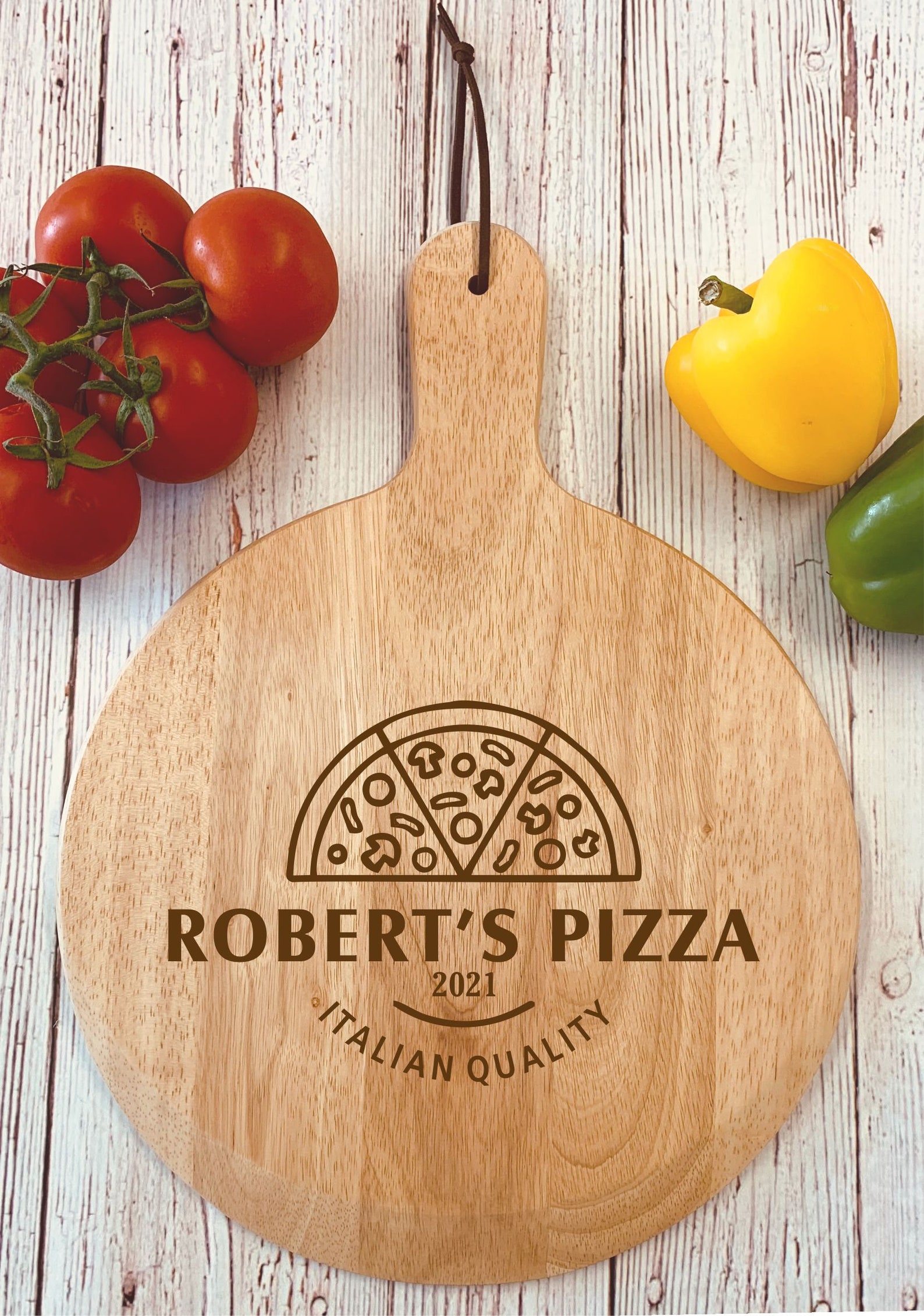 Personalised 12 Pizza Paddle 30cm Custom Pizza Board Etsy