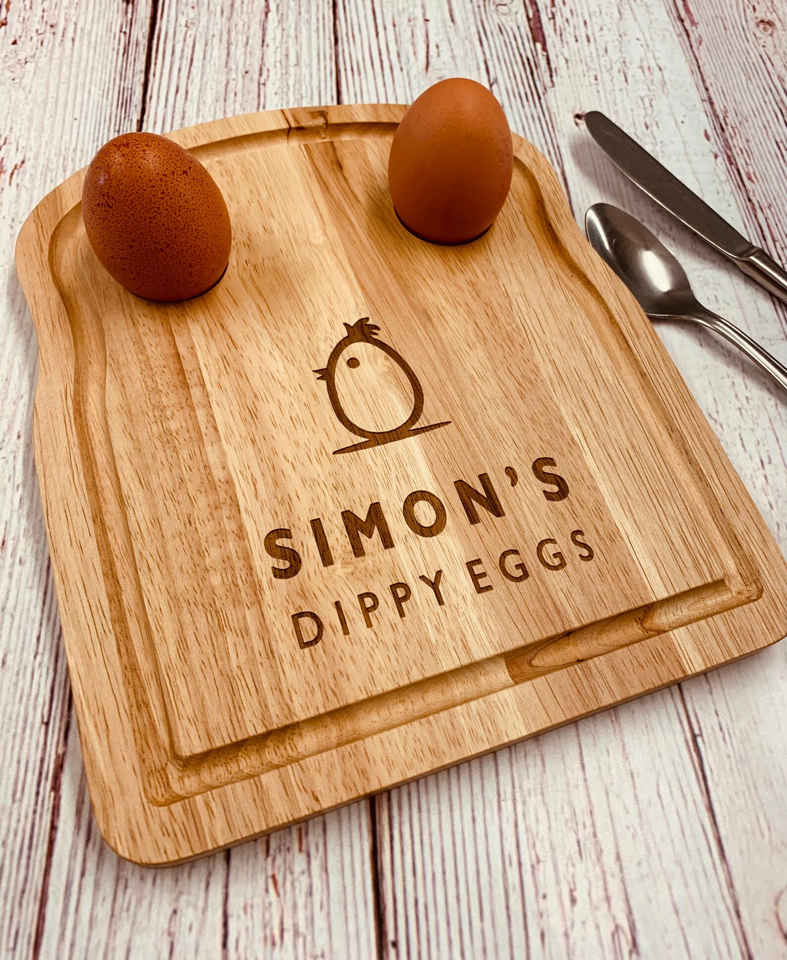 Personalised Dippy Egg Board With Chick Design is the Perfect Etsy UK