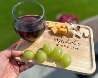 Personalised wine & nibbles board