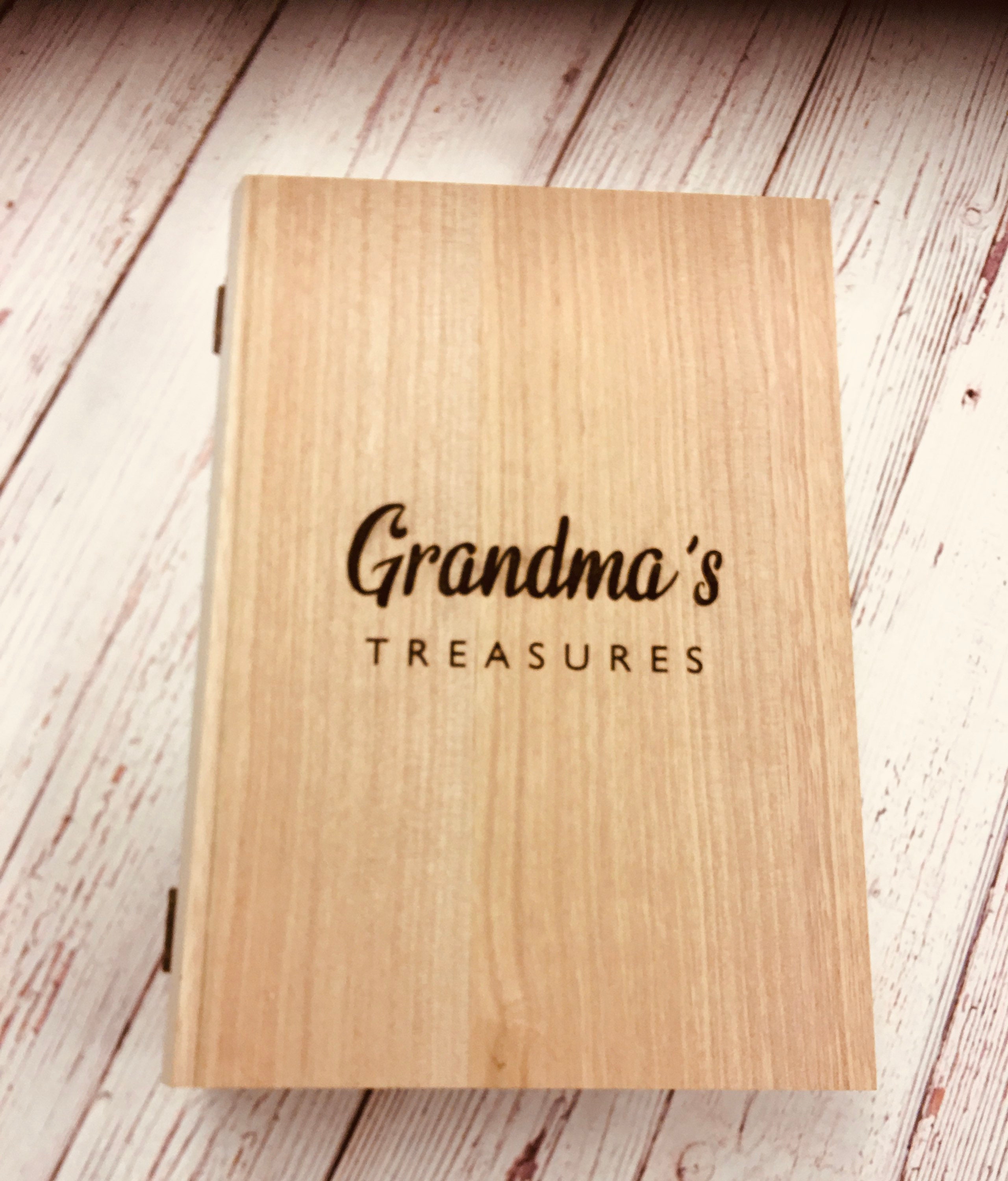 Personalised Wooden Book Keepsake Box Memory Box Perfect Gift Etsy UK