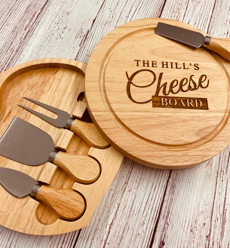 Personalised Cheese Board Set With Knives. Custom Cheese Etsy UK