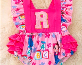 Ms. Rachel inspired Birthday Romper
