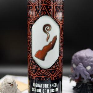 DnD Wizard 20oz Skinny Tumbler (w/ lid + straw) - Customization Options Available - Dungeons and Dragons Tumbler