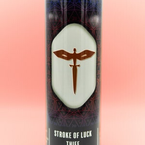 DnD Rogue 20oz Skinny Tumbler (w/ lid + straw) - Customization Options Available - Dungeons and Dragons Tumbler
