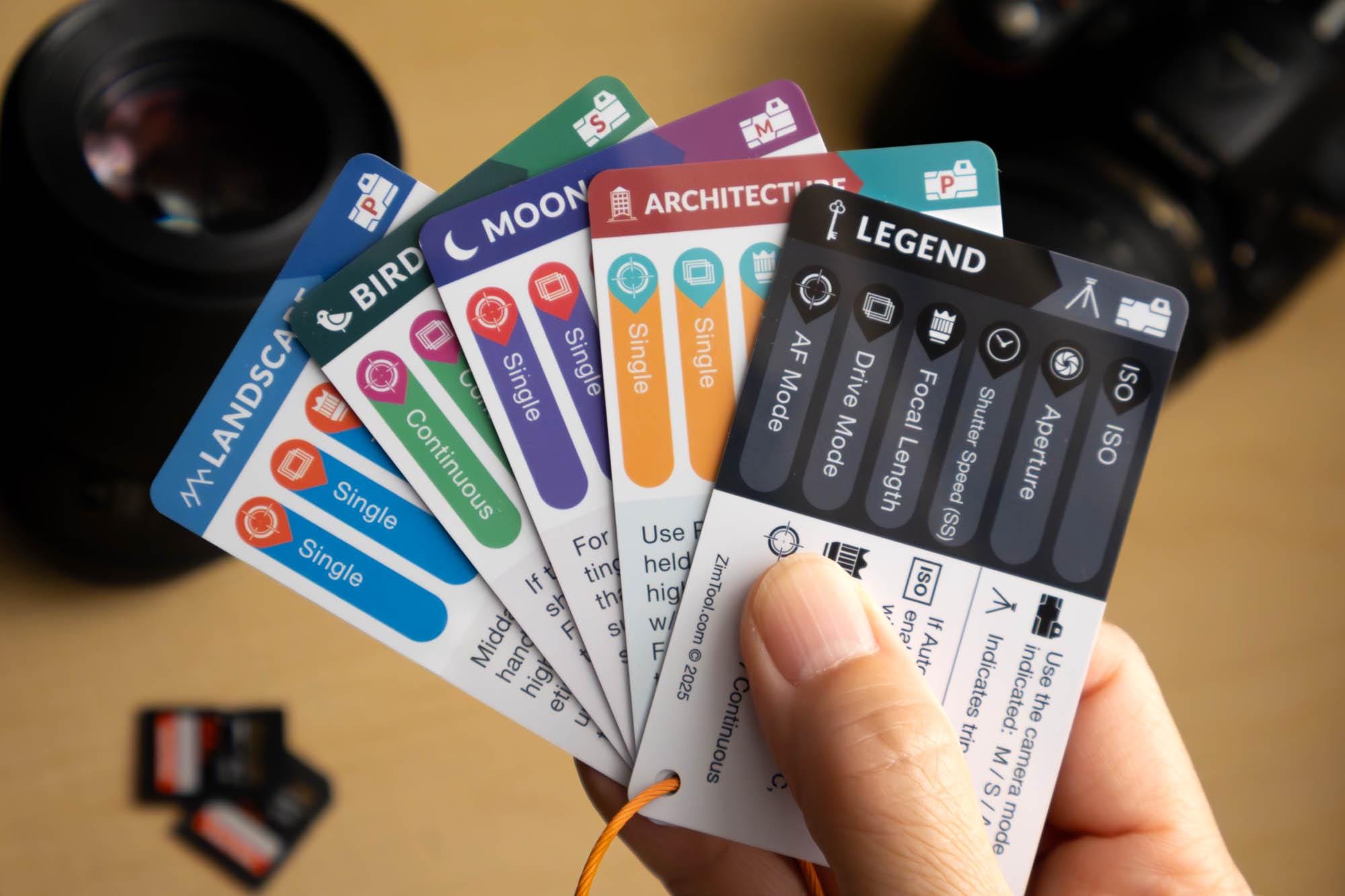 Camera Reference Card Cameracues Photography Cheat Sheet Cards W/ Optional Wallet/sd Card ...