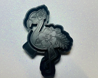 Flower Flamingo Mold for Car Freshies, Car Freshies Molds, Molds for Baking, Car Freshie Molds, Western  Silicone Mold