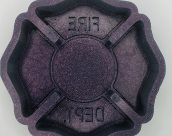 Fire Department Silicone Mold for Car Freshies, Car Freshies Molds, Molds for Aroma Beads, Car Freshie Molds,  Fire Dept Silicone Mold