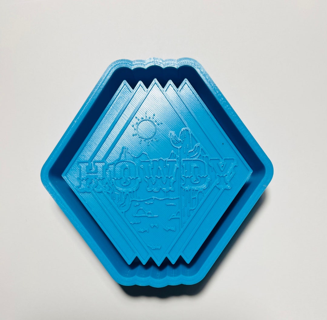 Howdy Mold for Car Freshies Car Freshies Molds Western Molds Etsy