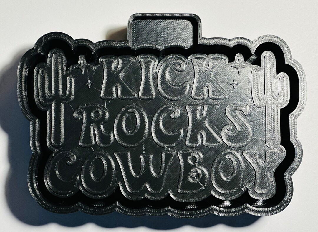 Kick Rocks Cowboy Car Freshie Molds | Western Car Freshie Mold | Kick ...