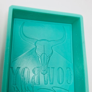 Western Cowboy Killer Silicone Mold for Car Freshies, Aroma Beads & Air Freshener Making