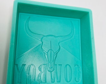 Western Cowboy Killer Silicone Mold for Car Freshies, Aroma Beads & Air Freshener Making